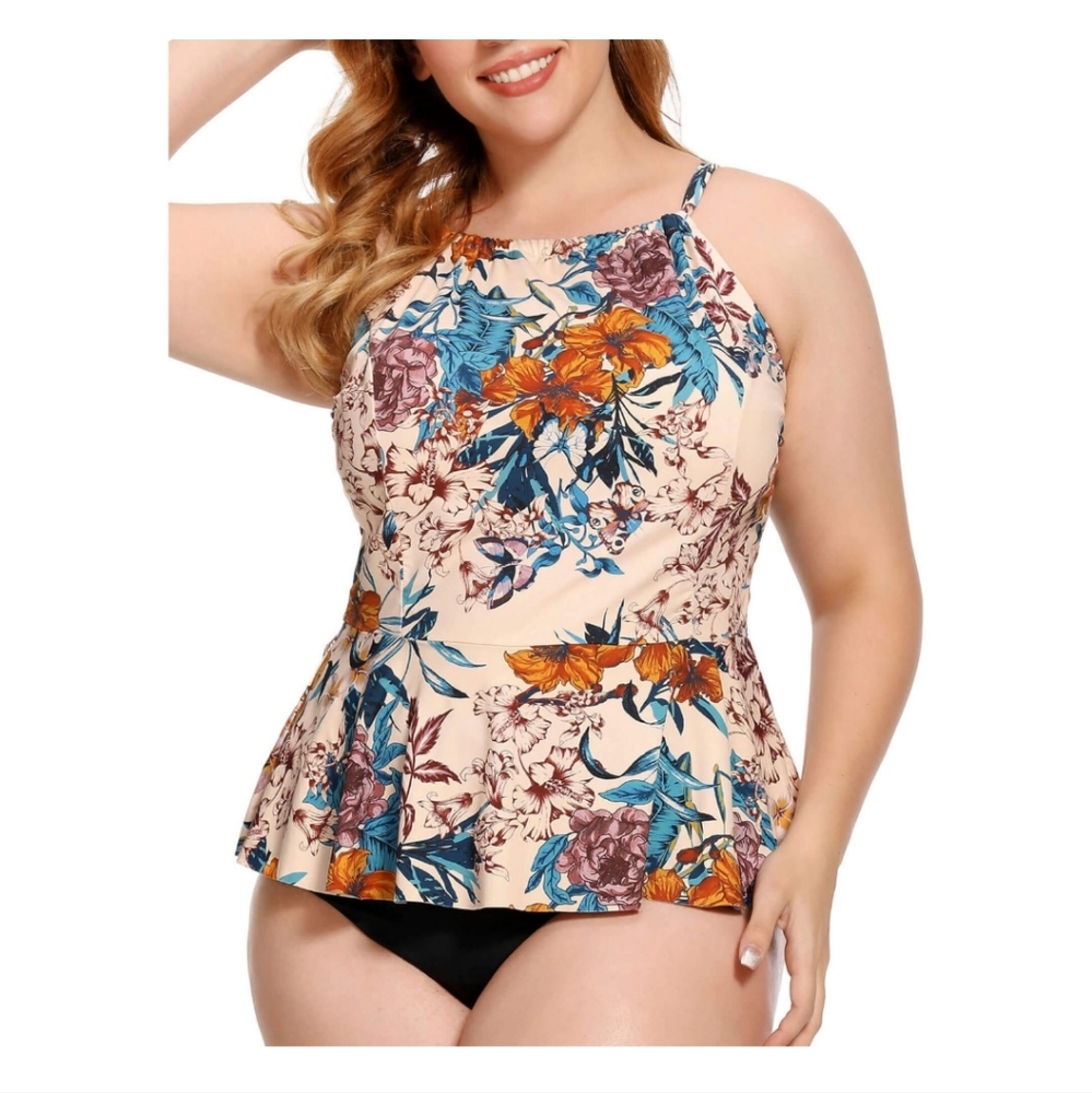 2 piece plus size bathing suit NWT